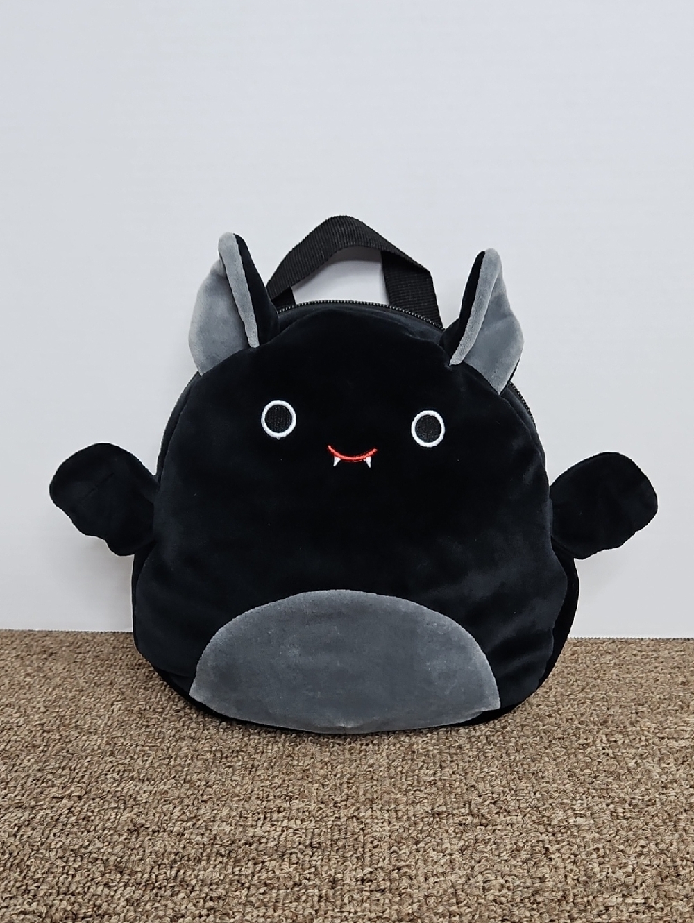 VHTF Hot Topic Emily Black Bat Squishmallows x Bioworld Bag 9"